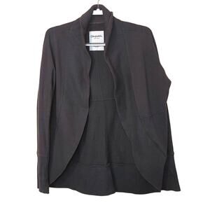 Aeropostale Size S/M Small Medium Medium Dark Grey 100% Cotton Open Cardigan